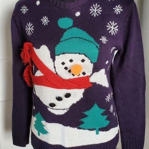To From Snowman Sweater, Size XS.